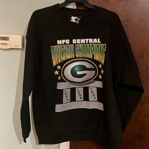 Starter Green Bay Packers Sweatshirt NFC Champs 95 96 97